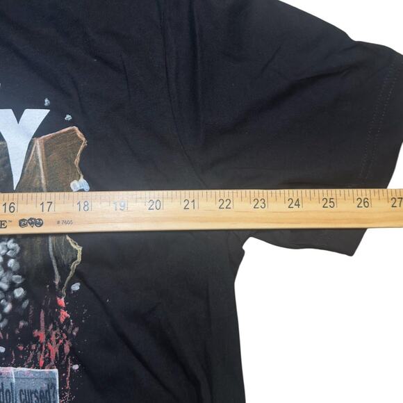 Curse of Chucky Tee – Black XL Horrorcore Slasher Graphic by Gutter Garbs - Picture 4 of 5